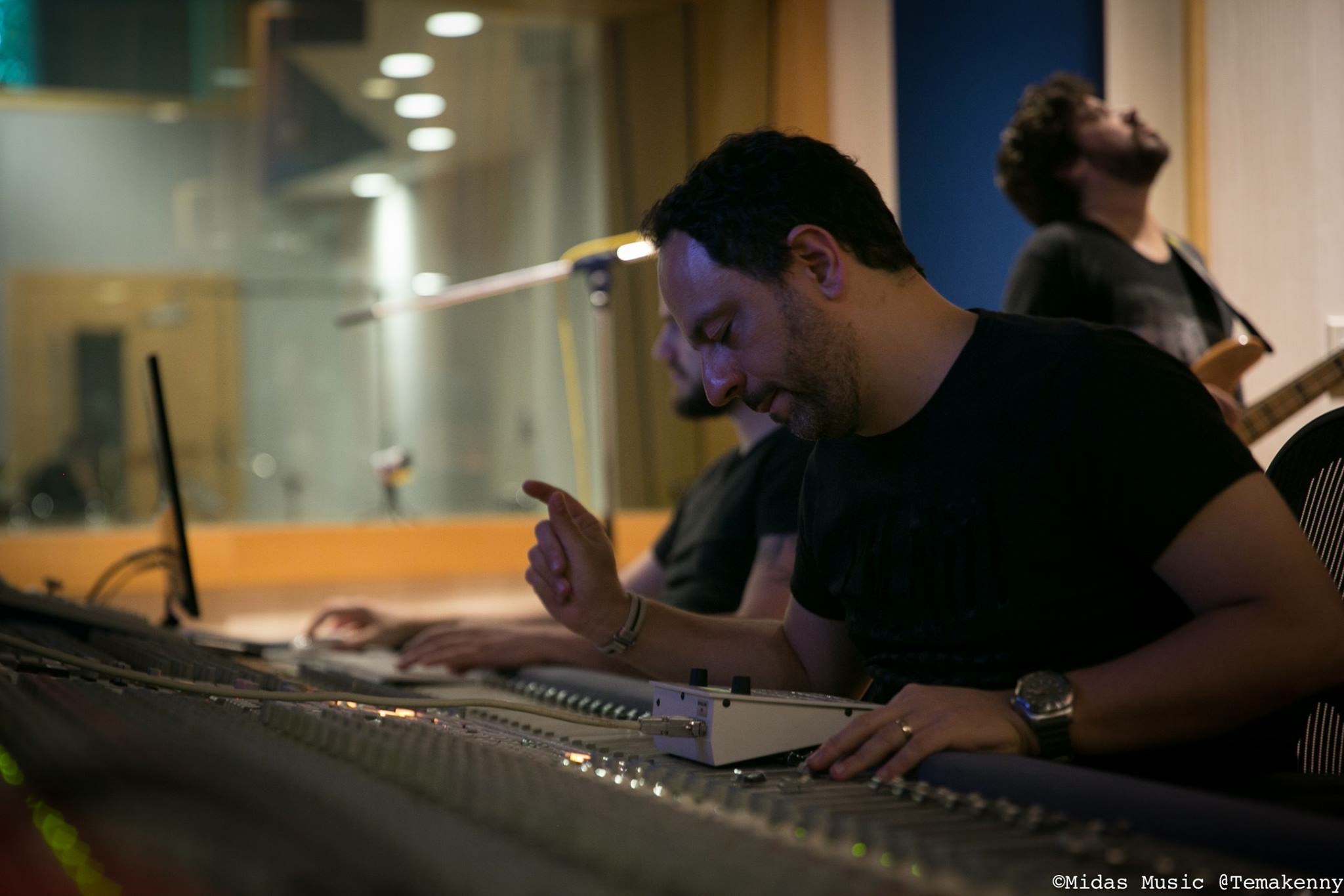 Renato Patriarca em sessão com banda